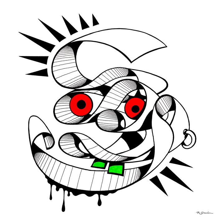 Peinture de Raphaël Gaudin artiste peintre