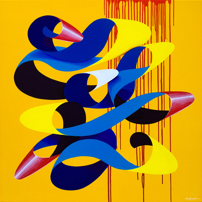 Peinture de Raphaël Gaudin artiste peintre